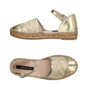 NIB - PATRIZIA PEPE Gold Espardille